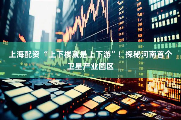 上海配资 “上下楼就是上下游”！探秘河南首个卫星产业园区